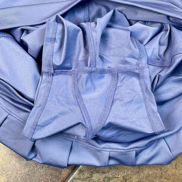 New! NWT Lucky in Love Cross Court Tennis Skirt Lilac Skort Large - Picture 8 of 8